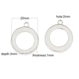 Brass Pendant Base 18/20mm Bezel Cup Pendant Settings