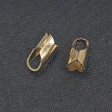 Filled Jewelry Crimp Ends Clamps Bead Cap for Bracelet Making