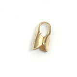 Filled Jewelry Crimp Ends Clamps Bead Cap for Bracelet Making