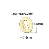 Extension Chain Ends Jewelry Tag Charm for Chain Making
