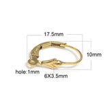 Beadsnice ID40049smt2 Ear Wires Lever Back Earrings Making Supply