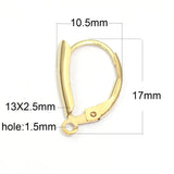 Beadsnice ID40049smt2 Ear Wires Lever Back Earrings Making Supply