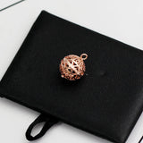 Hollow Ball Charm Silver Jewelry Set