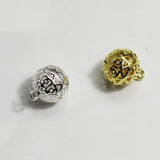 Hollow Ball Charm Silver Jewelry Set