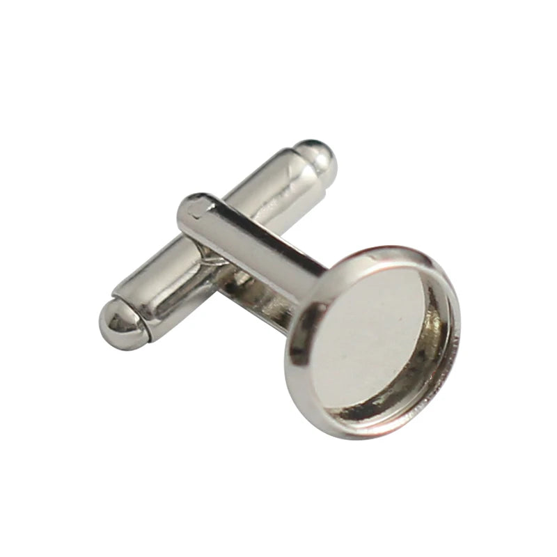 Handmade Brass Cufflink Bases - Groomsmen Jewelry Making