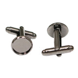 Handmade Brass Cufflink Bases - Groomsmen Jewelry Making