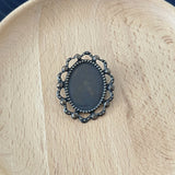Beadsnice Iron Oval Brooch Finding Nickel Lead Safe Jewelry Metal Accessories
