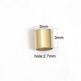 Tube Crimp End Beads Necklace Stopper Spacer Beads