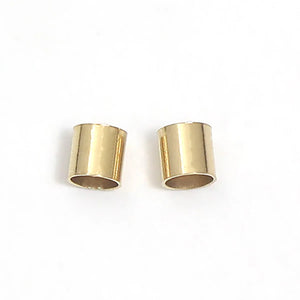 Tube Crimp End Beads Necklace Stopper Spacer Beads