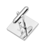 925 Silver French Cufflink Backs for Mens, DIY Personalized Cufflinks ID28330