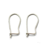 Beadsnice Pure Silver Earring Hooks Clasps Settings for Jewelry