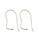 Beadsnice Pure Silver Earring Hooks Clasps Settings for Jewelry