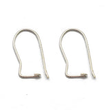 Beadsnice Pure Silver Earring Hooks Clasps Settings for Jewelry