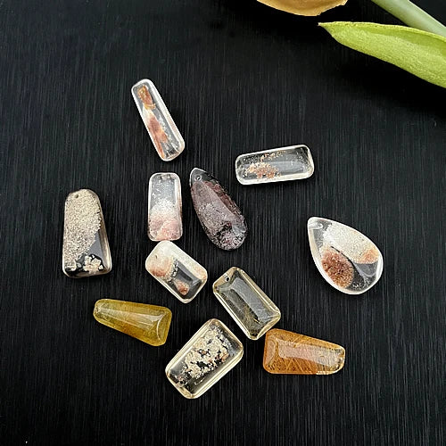 Rare Ghost Crystal Pendant Necklace Jewelry
