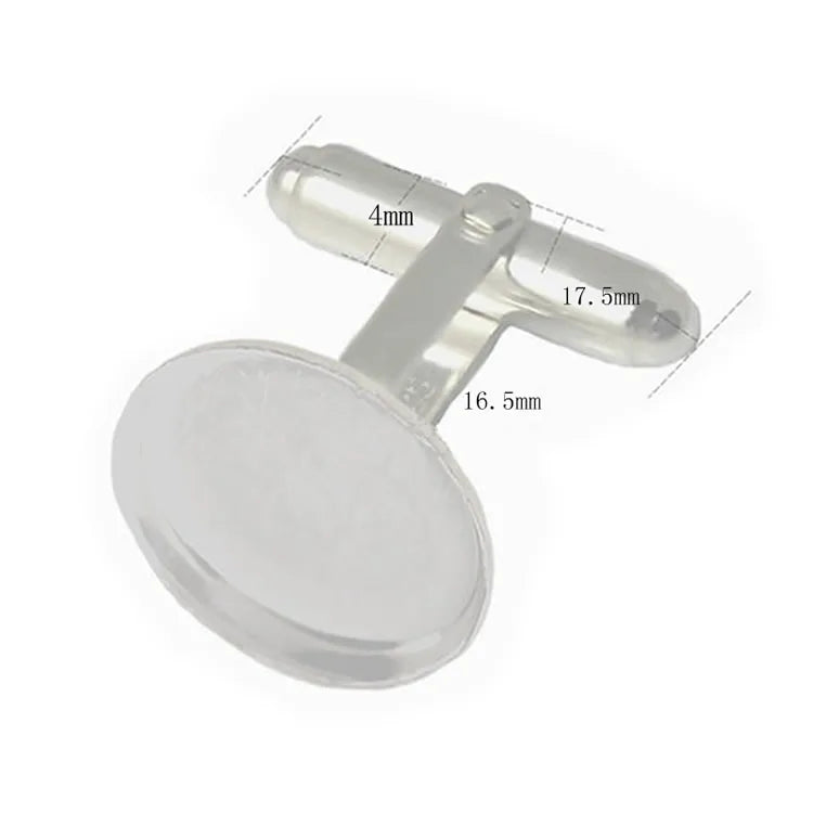 925 Sterling Silver Cufflinks Blank for DIY Jewelry ID27501