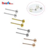 925 Sterling Silver Earring Stud Component Base Handmade Jewelry