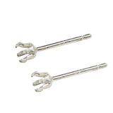 Beadsnice 925 Silver Earring Stud Set for DIY Jewelry Making