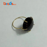 Sterling Silver Ring Base DIY Gift Rose Band Claws Ring Setting
