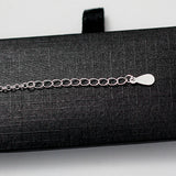 Beadsnice Sterling Silver Bracelet Base Adjustable Bracelet Tray Round Blank