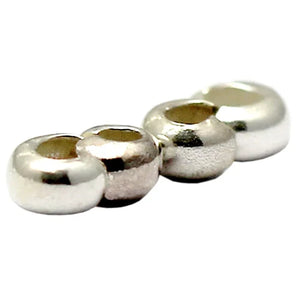 Beadsnice Sterling Silver Crimp Bead Covers DIY Jewelry Making