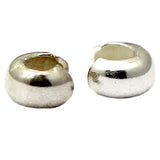 Beadsnice Sterling Silver Crimp Bead Covers DIY Jewelry Making