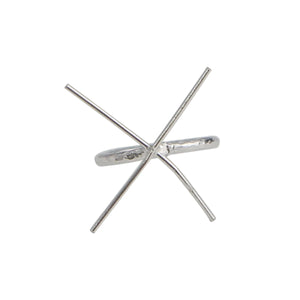Sterling Silver 4 Prong Claw Ring Setting for Jewelry Making