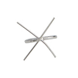 Sterling Silver 4 Prong Claw Ring Setting for Jewelry Making