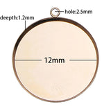 Sterling Silver Pendant Base Bezel Pendant Blanks Diy Jewelry Making