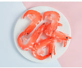 Beadsnice Charm Pvc Simulation Shrimp Pendants Couple Bag Decorations