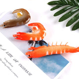 Beadsnice Charm Pvc Simulation Shrimp Pendants Couple Bag Decorations