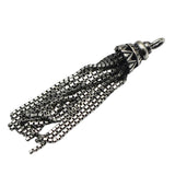 Vintage 925 Silver Tassel Charms Pendant Necklace Findings
