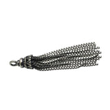 Vintage 925 Silver Tassel Charms Pendant Necklace Findings