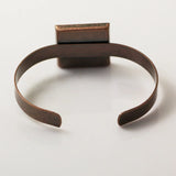 Adjustable Pulseiras Findings 25mm Bracelet Base DIY for Women