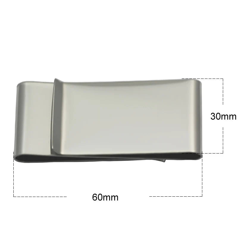 Beadsnice Stainless Steel Men's Money Holder DIY Gift