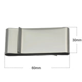 Beadsnice Stainless Steel Men's Money Holder DIY Gift