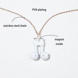 Wireless Headset Anti-Lost Chain Magnetic Sleeve Necklace for Airpod