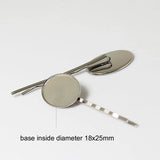 Hairpin Hair Clip for 18X25mm Oval Jewelry, Brass Nickel-Free