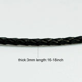 Leather Round Necklace Jewelry Making DIY 16-18 inch