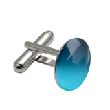 925 Silver French Cuff Links with Glue Pad for Men