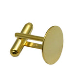 925 Silver French Cuff Links with Glue Pad for Men