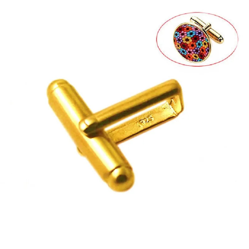 Personalized 14K Plated Cuff Links for Men