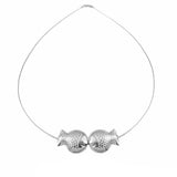 925 Silver Choker Necklace Personalized Italian Snake Choker ID31866