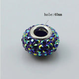 925 Sterling Silver Big Hole Bead Spacer for Necklace, Bracelets