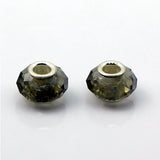 925 Sterling Silver Big Hole Bead Spacer for Necklace, Bracelets