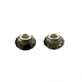 925 Sterling Silver Big Hole Bead Spacer for Necklace, Bracelets