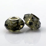 925 Sterling Silver Big Hole Bead Spacer for Necklace, Bracelets
