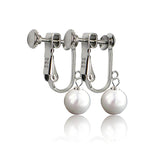 925 Silver Earring Clip Findings Adjustable Trays