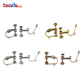 925 Silver Earring Clip Findings Adjustable Trays
