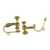 925 Silver Earring Clip Findings Adjustable Trays