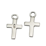 925 Silver Cross Charms for DIY Jewelry Making